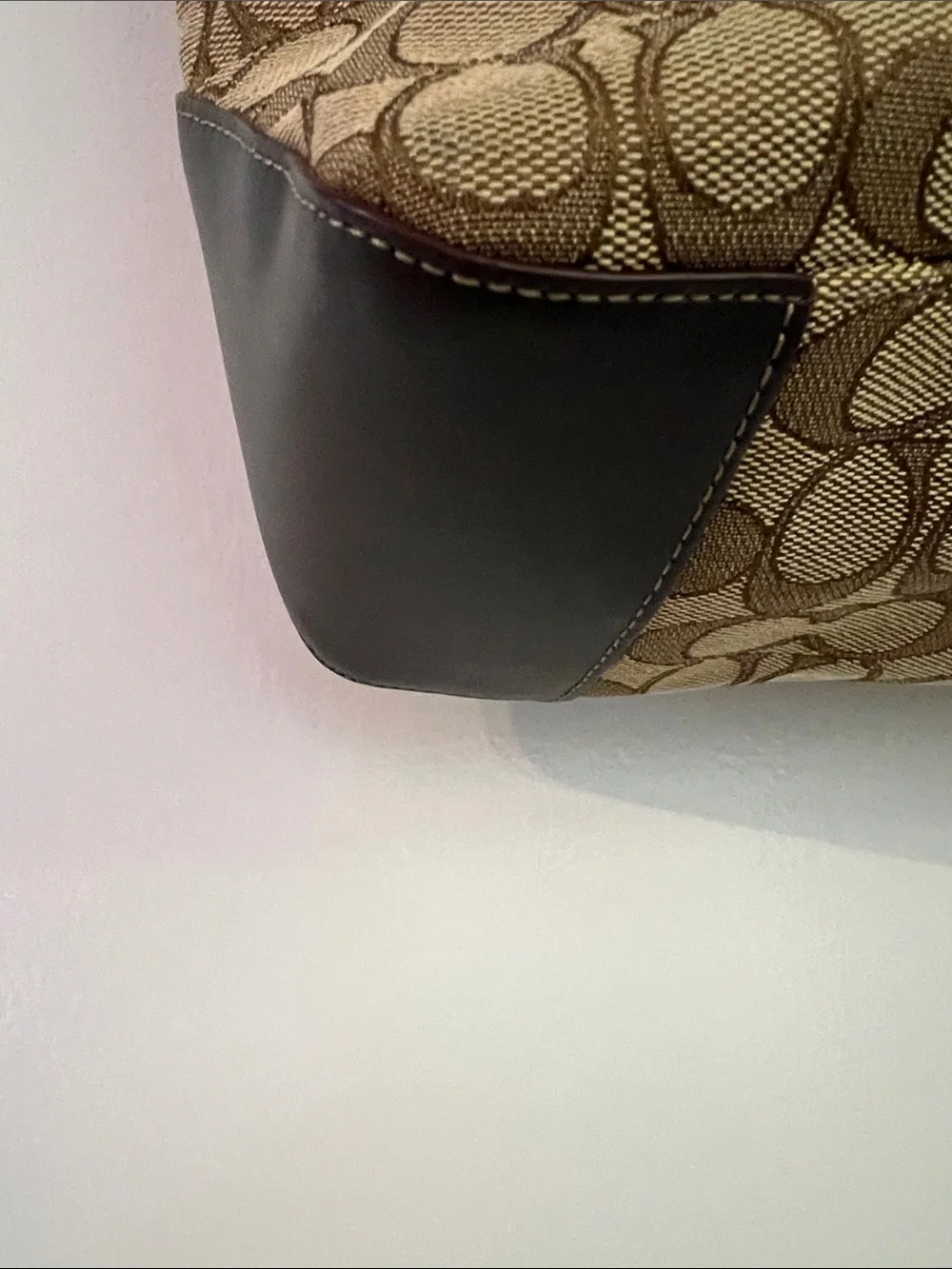 Coach Tan & Brown Signature Canvas Tote NO HANG TAG